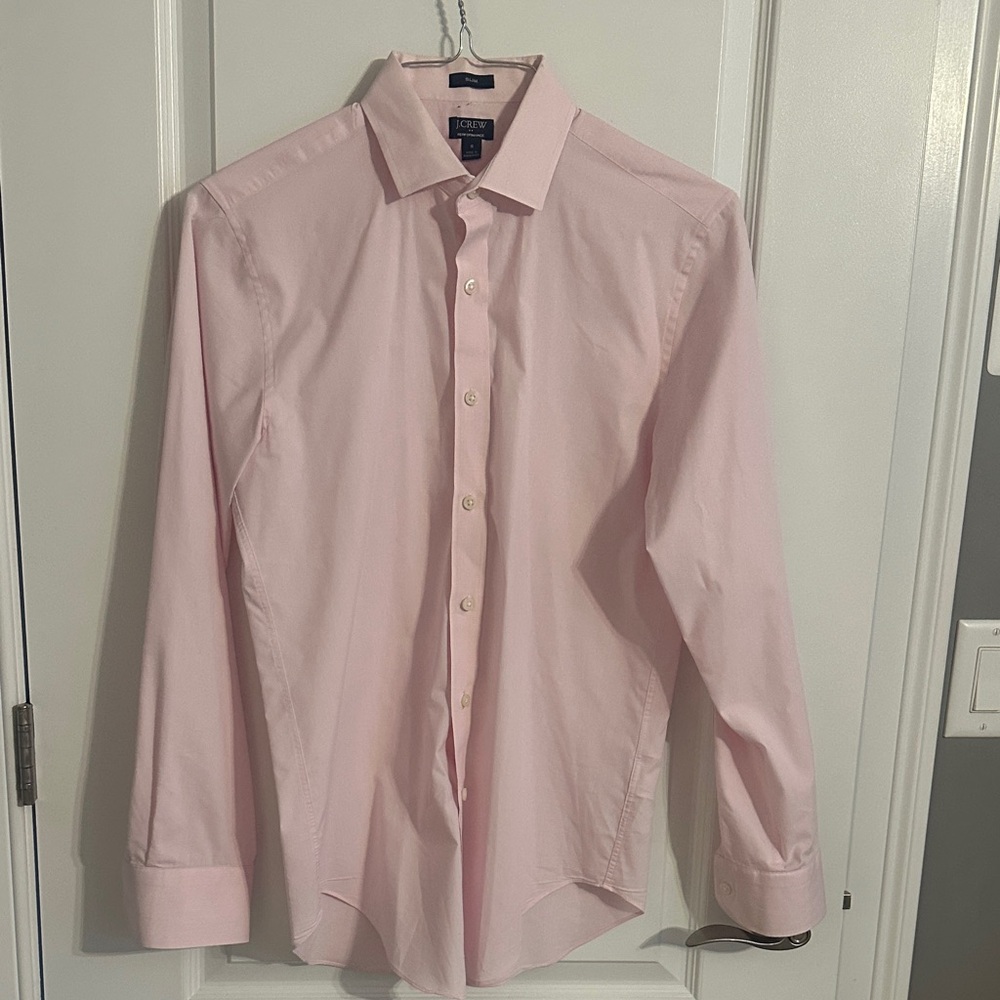 J. Crew Factory Light Pink Men's Dress Shirt